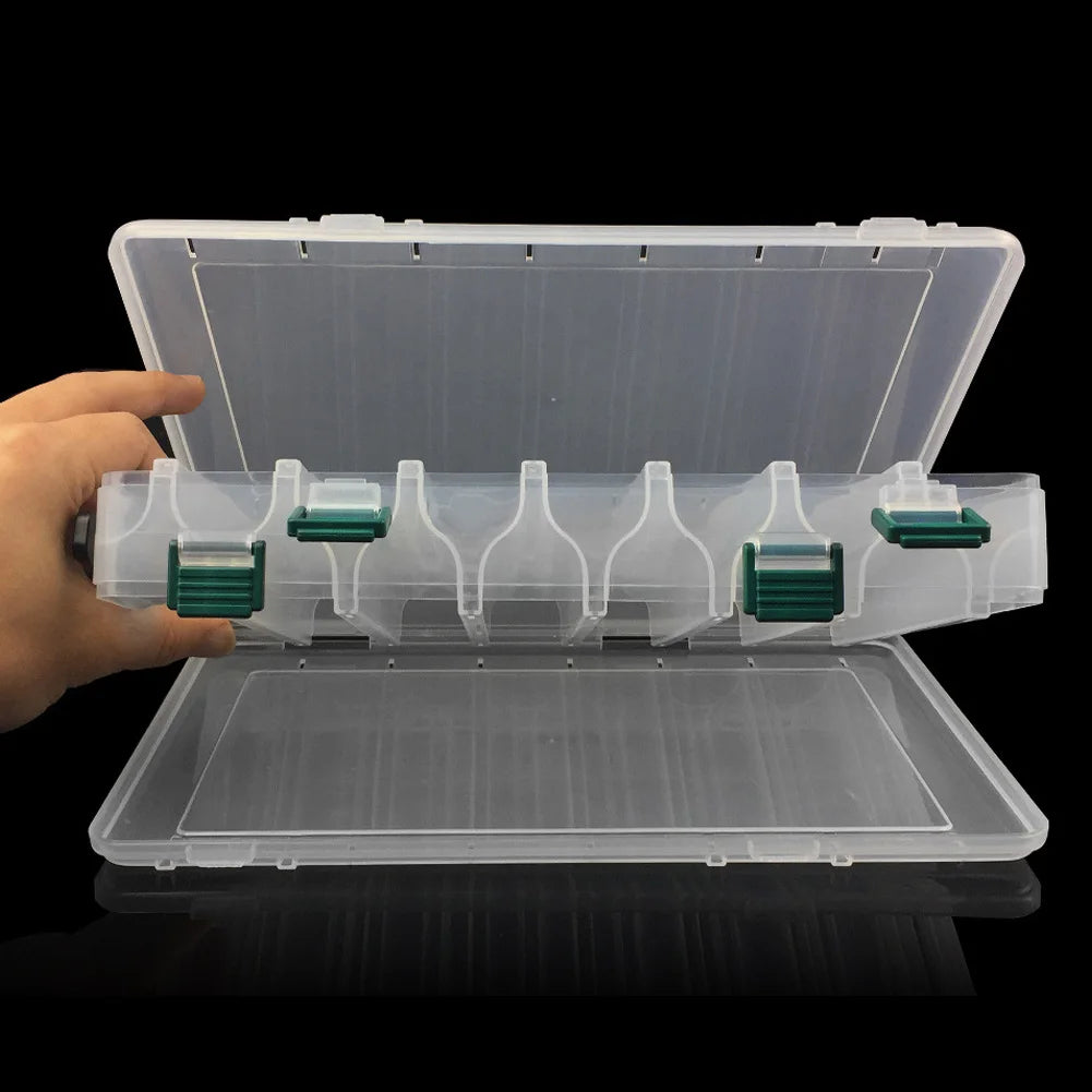 APWIKOGER Fishing Lure Box Double Sided Storage Case