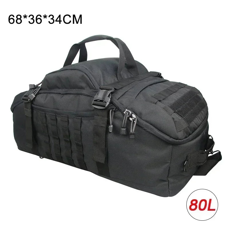 LQARMY Molle Tactical Duffle Bag For Camping And Hiking