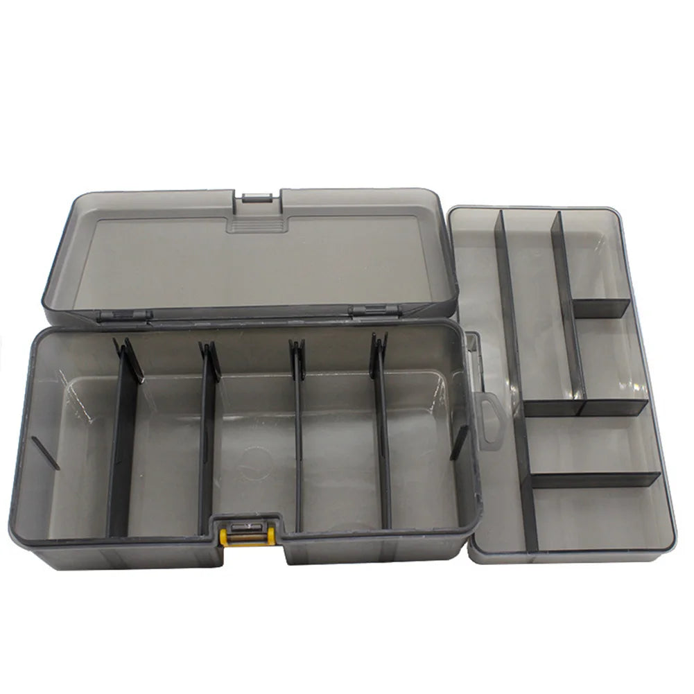 Portable Lure Tackle Box Removable Plastic Fishing Tackle Box Fake Bait Hook Fishings Gear Tool Storage Box For Fishing Bait