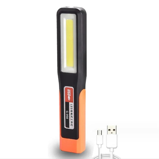 Super Bright COB Work Lamp USB C Rechargeable Handheld Flashlight