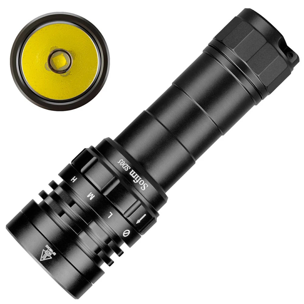 Sofirn SD05 Dive Flashlight XHP50 3000 Lumen Underwater Torch